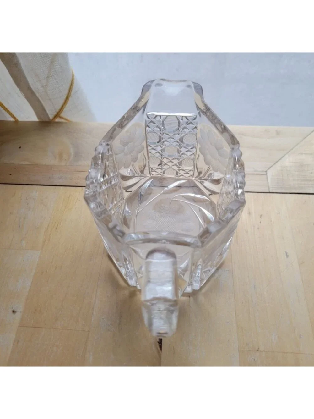 Antique 1910s-20s EAPG McKee Glass Creamer Floral Innovations
